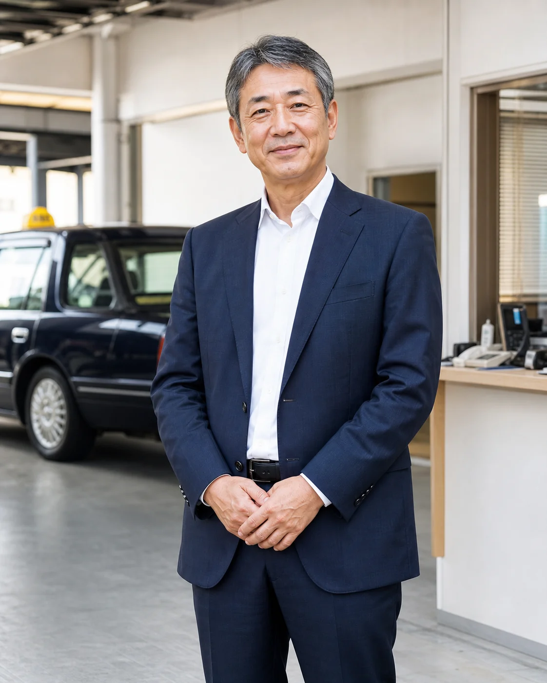 タクシー会社の事業承継を見据える経営者